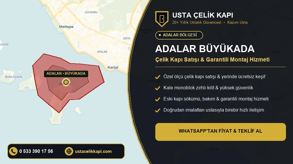 Adalar Büyükada Çelik Kapı