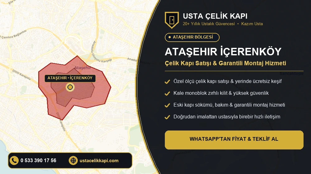 Ataşehir İçerenköy Çelik Kapı