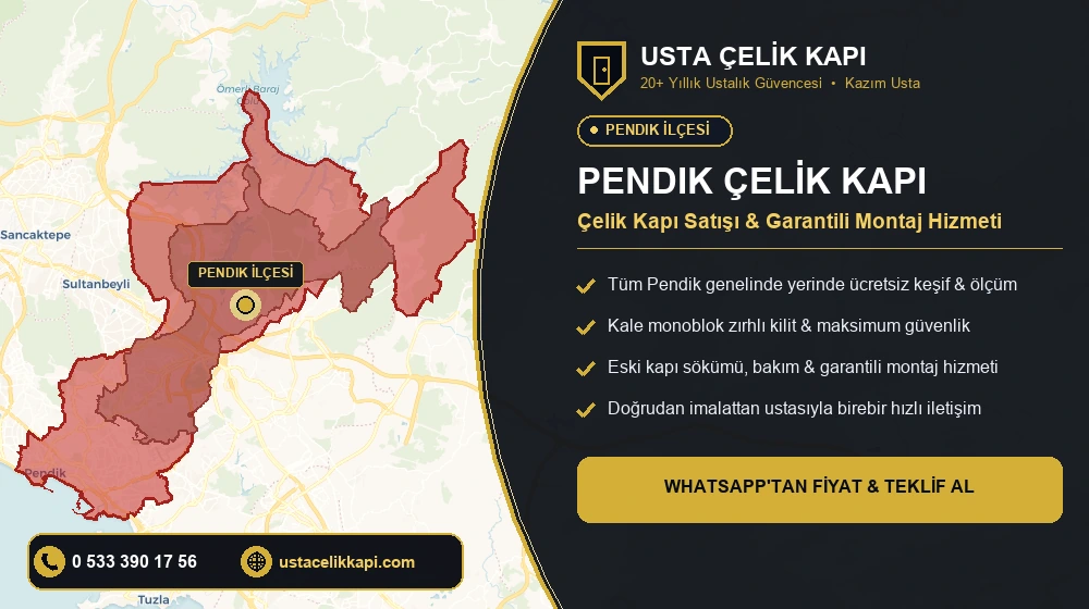 Pendik Çelik Kapı Satış, Montaj ve Tamir Hizmeti